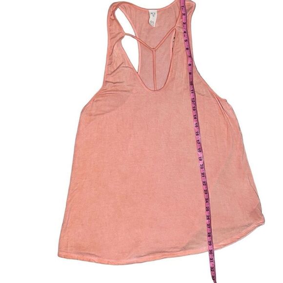 Free People | We the Free Amelia Y-Strap Tank Top Peach Oversized Swing Sz L - Picture 5 of 8